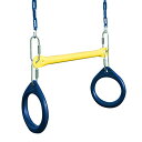 ジャングルジム ブランコ 屋内・屋外遊び 幼児 小学生 Swing-N-Slide Ring and Trapeze Combo swing Blackジャング...