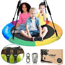 ジャングルジム ブランコ 屋内・屋外遊び 幼児 小学生 LAEGENDARY Saucer Swing for Kids and Adults - 40 Inc...