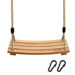 ジャングルジム ブランコ 屋内・屋外遊び 幼児 小学生 Pellor Wood Tree Swing Seat,Indoor Outdoor Rope Wooden Swing Set for Children Adult Kids 17.7x7.9x0.6 inchジャングルジム ブランコ 屋内・屋外遊び 幼児 小学生