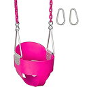 ジャングルジム ブランコ 屋内・屋外遊び 幼児 小学生 Swing Set Stuff Highback Full Bucket with 5.5' Coate...