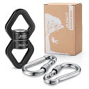 ジャングルジム ブランコ 屋内・屋外遊び 幼児 小学生 AusKit, Black Swing Swivel, 30 KN Safest Rotational ...