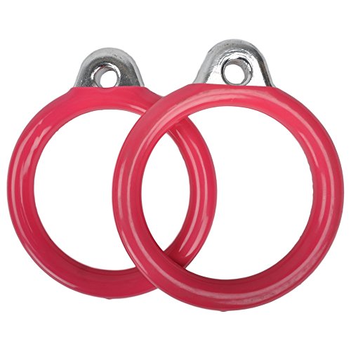 󥰥른 ֥ ⡦ͷ Ļ  Swing Set Stuff Inc. Commercial Round Trapeze Rings with SSS Logo Sticker Playground Attachment, Pink󥰥른 ֥ ⡦ͷ Ļ 