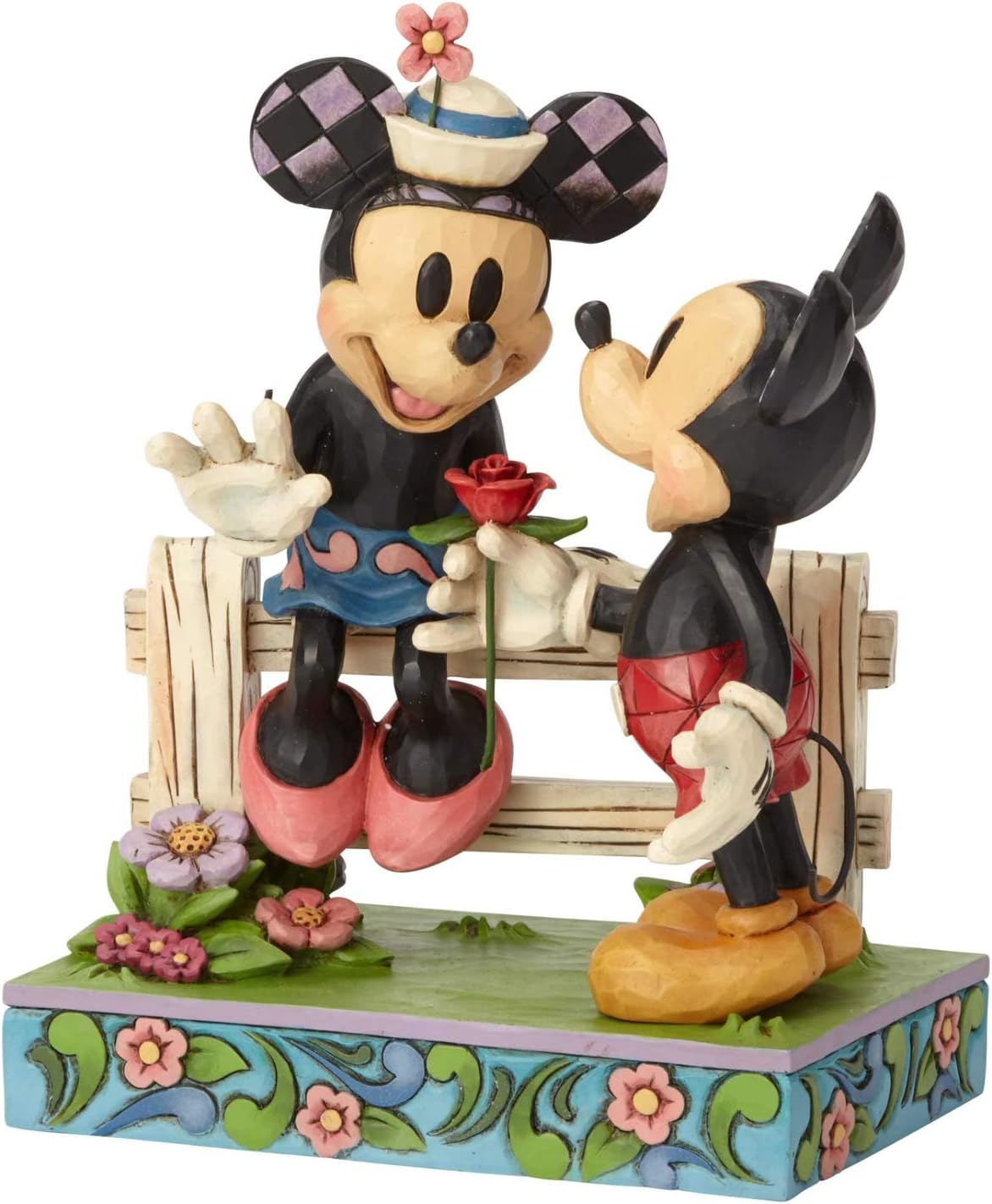 日本全国送料無料 エネスコ Enesco 置物 インテリア ディズニー 海外モデル Enesco Disney Traditions By Jim Shore Mickey And Minnie Fence Figurine 6 6 Inch Multicolorエネスコ Enesco 置物 インテリア ディズニー 海外モデル Www Rhapsodymusic In