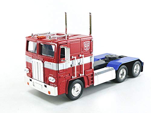 angelica㤨֥ȥ ߥ˥ 㥹 ꥫ Jada Toys Transformers G1 Optimus Prime Truck with Robot on Chassis DIE-CAST Car, 1: 24 Scale Vehicle, 100% Metal, Red 99524ȥ ߥ˥ 㥹 ꥫפβǤʤ18,300ߤˤʤޤ