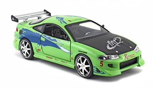 ジャダトイズ ミニカー ダイキャスト アメリカ Fast & Furious 1:24 Brian's Mitsubishi Eclipse Die-cast Car, Toys for Kids and Adultsジャダトイズ ミニカー ダイキャスト アメリカ