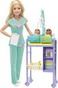 バービー バービー人形 Barbie Careers Doll & Playset, Baby Doctor Theme with Blonde Fashion Doll, 2 Baby Dolls, Furniture & Accessoriesバービー バービー人形