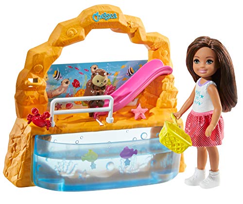 バービー バービー人形 Barbie Club Chelsea Doll and Aquarium Playset, 6-inch Brunette, with Accessoriesバービー バービー人形