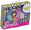 バービー バービー人形 Barbie Clothes: Wonder Woman Character Top Dolls, Pink Blue Tee with Wonder Woman Graphic, Gift for 3 to 8 Year Oldsバービー バービー人形