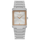 腕時計 シチズン 逆輸入 海外モデル 海外限定 Citizen Eco-Drive Stiletto Unisex Watch, Silver Dial, St...