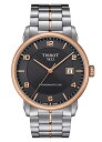 腕時計 ティソ メンズ Tissot mens Luxury Stainless Steel Dress Watch Rose Gold 5N,Grey T0864072206700腕時計 ティソ メンズ その1