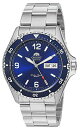 rv IGg Y Orient Men's Mako II Japanese Automatic Sport Watch with Stainless Steel Strap, Silver, 20.3 (Model: FAA02002D)rv IGg Y