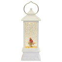 スノーグローブ 雪 置物 インテリア 海外モデル Christmas by Roman Inc, Acrylic Collection, White Light...