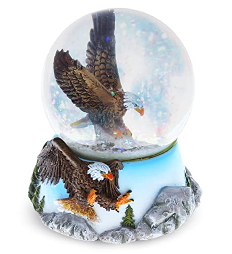 スノーグローブ 雪 置物 インテリア 海外モデル CoTa Global Eagle Snow Globe - Sparkly Water Globe Figurine with Sparkling Glitter, Collectible Novelty Ornament for Home Decor, for Birthdays, Christmas, and Vスノーグローブ 雪 置物 インテリア 海外モデル