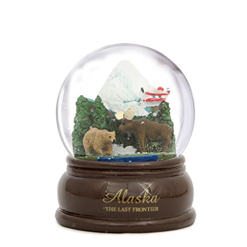 Ρ  ʪ ƥꥢ ǥ Alaska Snow Globe (3.5 Inches Tall) with Bear...