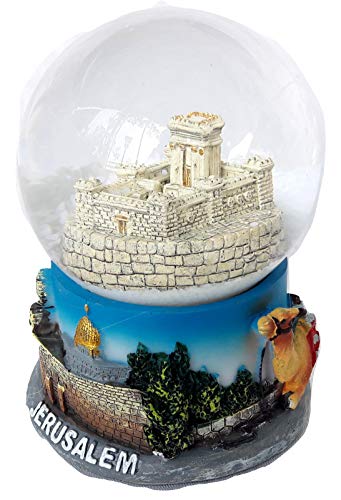 スノーグローブ 雪 置物 インテリア 海外モデル Snowdome Israel Templ of Jerusalem Snowglobe Second Temple holyland 93mmスノーグローブ 雪 置物 インテリア 海外モデル