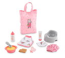 コロール 赤ちゃん 人形 ベビー人形 Corolle - Large Accessories Set for Mon Premier Poupon 12" Baby Dolls, 11-Piece Set Includes Bottle, Bib, Diaper, Potty, Pacifier, Tote Bag and Moreコロール 赤ちゃん 人形 ベビー人形