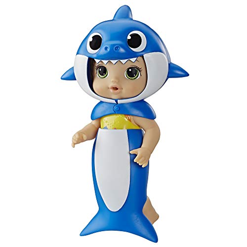 ベビーアライブ 赤ちゃん おままごと ベビー人形 Baby Alive- Baby Shark Brunette, Multicolour (Hasbro E8595FF1)ベビーアライブ 赤ちゃん おままごと ベビー人形