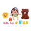 ベビーアライブ 赤ちゃん おままごと ベビー人形 Baby Alive Littles Fantasy Styles Squad Doll, Little Harlyn, Safari Accessories, Straight Brown Hair Toy for Kids Ages 3 Years and Up (Amazon Exclusive)ベビーアライブ 赤ちゃん おままごと ベビー人形