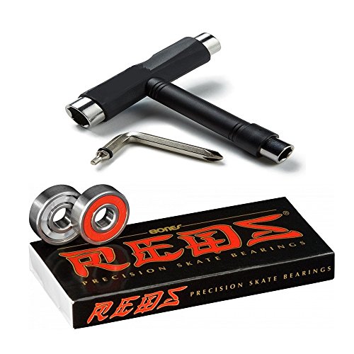 ٥ ܡ ȥܡ ǥ ľ͢ Bones Reds Bearings W/CCS Skateboard Tool (no washers or spacers)٥ ܡ ȥܡ ǥ ľ͢