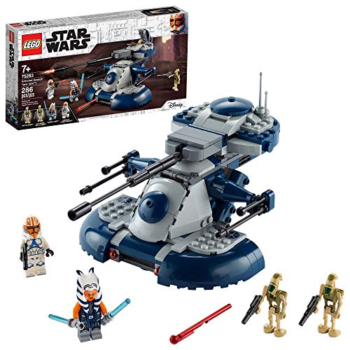 S X^[EH[Y LEGO Star Wars: The Clone Wars Armored Assault Tank (AAT) 75283 Building Kit, Awesome Construction Toy for Kids with Ahsoka Tano Plus Battle Droid Action Figures (286 Pieces)S X^[EH[Y