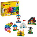 レゴ LEGO Classic Bricks and Houses 11008 Kids’ Building Toy Starter Set with Fun Builds to Stimulate Young Minds (270 Pieces)レゴ