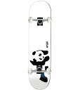 トラック スケボー スケートボード 海外モデル 直輸入 Whitey Panda Complete Skateboard - 7.75 w/Raw Trucks...