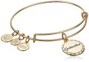 アレックスアンドアニ アメリカ アクセサリー ブランド かわいい Alex and Ani Because I Love You Godmother Expandable Wire Bangle Bracelet for Women, My Guardian Angel Charm, Shiny Antique Goldアレックスアンドアニ アメリカ アクセサリー ブランド かわいい