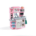 ステップ2 おままごと ごっこ遊び 大型遊具 Step2 Great Gourmet Kids Kitchen Play Set, Interactive Play with Lights and Sounds, Toddlers 3+ Years Old, Realistic 33 Piece Toy Accessory Set, Pinkステップ2 おままごと ごっこ遊び 大型遊具