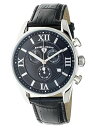 腕時計 スイスレジェンド メンズ Swiss Legend Men's Belleza Analog Swiss Quartz Watch Black Dial and Silver Stainless Steel Case with Leather Strap 22011-01-BLK腕時計 スイスレジェンド メンズ