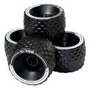 ウィール タイヤ スケボー スケートボード 海外モデル MBS All-Terrain Skateboard Wheels - Black 100mm X 65...