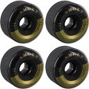 ウィール タイヤ スケボー スケートボード 海外モデル BLOOD ORANGE SMOKE WHEELS 66mm 84a BLACK/GOLD (SET O...