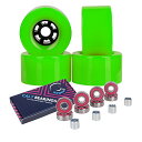 ウィール タイヤ スケボー スケートボード 海外モデル Cal 7 90mm 78A Cruiser Skateboard Wheels, Longboard Flywheel (Solid Green)ウィール タイヤ スケボー スケートボード 海外モデル