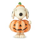 エネスコ Enesco ピーナッツ かぼちゃとスヌーピーのフィギュア ハロウィーン インテリア 置き物 ジム・ショア 約8.8センチ 置物 手塗り