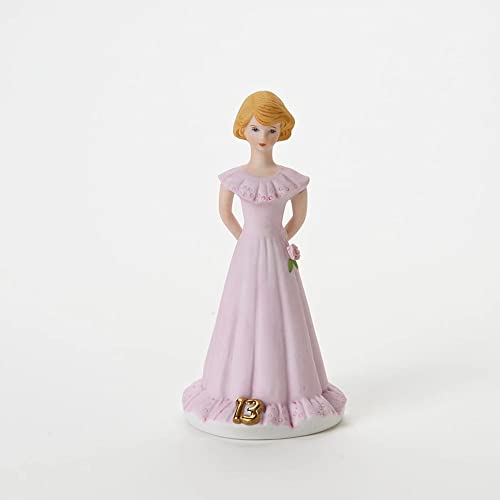 エネスコ Enesco グローイング・アップ・ガールズ ブロンド 13歳 パウダーピンクのドレス 約16センチ E..