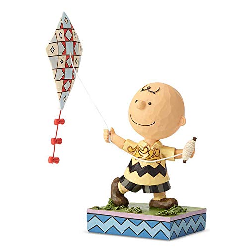 エネスコ Enesco 置物 インテリア 海外モデル アメリカ Enesco Jim Shore Peanuts Charlie Brown Flying Kite Figurine 6001293エネスコ Enesco 置物 インテリア 海外モデル アメリカ