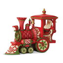 エネスコ Enesco クリスマストレインエンジン ジム・ショア ハートウッドクリーク 約15センチ 6005691 フィギュア インテリア 置物