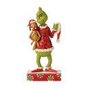 エネスコ Enesco マックスを抱えたグリンチ ジム・ショア グリンチコレクション 約19センチ 6006570 フィギュア インテリア 置物