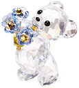 スワロフスキー Swarovski Krisベア フォゲット・ミー・ノット 高さ約4.5センチ クリスタル 5427993 クリスベア インテリア