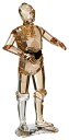 スワロフスキー Swarovski スター・ウォーズ C-3PO 約11センチ スター・ウォーズコレクション 5473052 ディズニー クリスタル インテリア