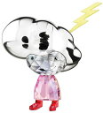 スワロフスキー Swarovski Emoti エナジー 雲と稲妻 約7センチ 1143384 クリスタル インテリア