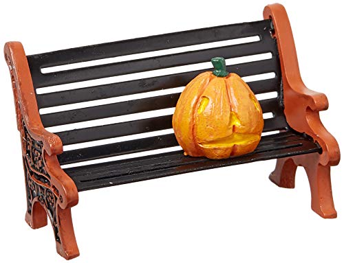 fp[gg56 Department 56 u CeA COf Department 56 Village Cross Product Accessories Halloween Haunted Pumpkin Bench Figurine, 1.5 Inch, Multicolorfp[gg56 Department 56 u CeA COf