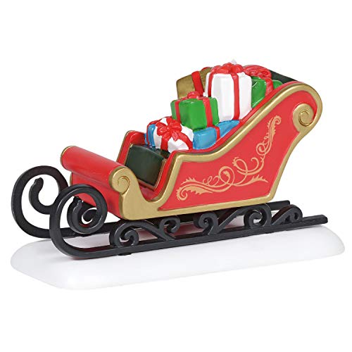 fp[gg56 Department 56 u CeA COf Department 56 Village Collection Accessories Classic Christmas Sleigh Figurine, 2.5 Inch, Multicolorfp[gg56 Department 56 u CeA COf