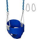 ジャングルジム ブランコ 屋内・屋外遊び 幼児 小学生 Swing Set Stuff Highback Full Bucket with 5.5' Coate...