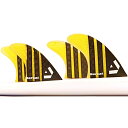 サーフィン フィン マリンスポーツ DORSAL Surfboard Fins Quad 4 Set Future Compatible Yellow Medi...