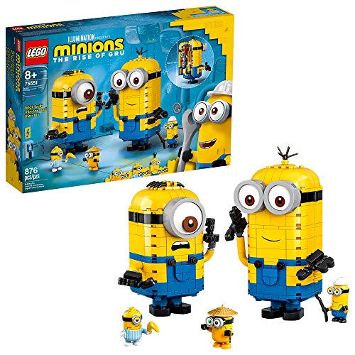 レゴ ミニオン ミニオンと秘密基地 レゴ ミニオンズ 75551 ミニオンと秘密基地 876ピース LEGO MINIONS The rise of GRU ケビンとスチュアート ケビンをボブに作り替える 8歳以上