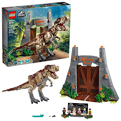 쥴 LEGO Jurassic World Jurassic Park: T. rex Rampage 75936 Building Kit (3120 Pieces)쥴