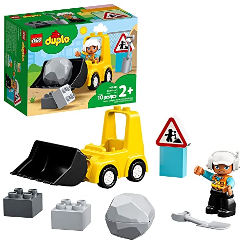 レゴ デュプロ LEGO DUPLO Town Bulldozer Construction Vehicle 10930 Toy Set, Early Development and Activity Toys, Gift for Grandchildren, Toddlers, Boys & Girls Ages 2 Years Old and Upレゴ デュプロ