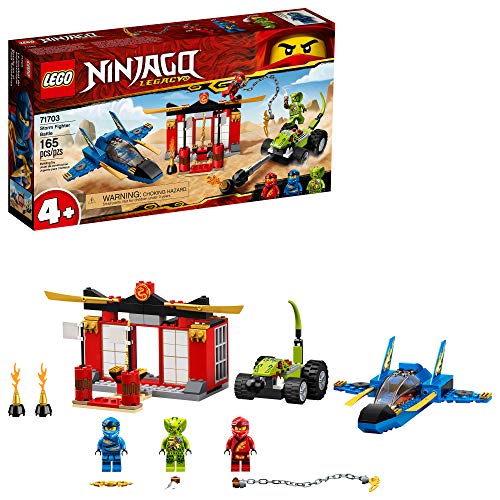 쥴 ˥󥸥㥴 LEGO NINJAGO Legacy Storm Fighter Battle 71703 Ninja Playset Building Toy for Kids Featuring Ninja Action Figures (165 Pieces)쥴 ˥󥸥㥴