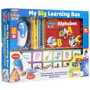 パウパトロール 英語学習BOX タッチ&トークリーダー 3冊の本(アルファベット、色と数、体) 48のカード アルファベットポスター 知育玩具