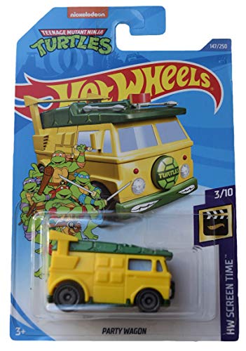 ۥåȥ ޥƥ ߥ˥ ۥåȥ Hot Wheels Screen Time 3/10 Party Wagon 147/250, Yellow/Greenۥåȥ ޥƥ ߥ˥ ۥåȥ